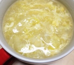 とろとろ白菜の中華卵スープ
